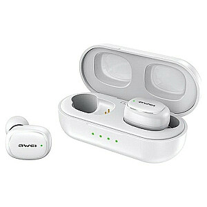 Bluetooth 5.1 T13 Pro TWS ausinės, baltos