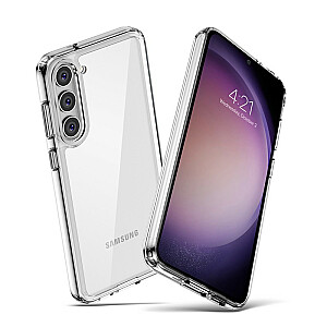 Case Crystal Shield, skirtas Samsung Galaxy S23+ Skaidrus