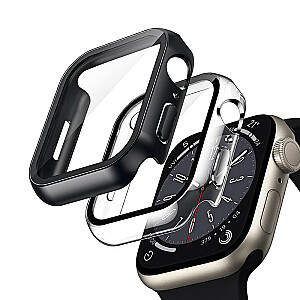 „Apple Watch“ 45 mm hibridinis dėklas, skaidraus stiklo dėklas