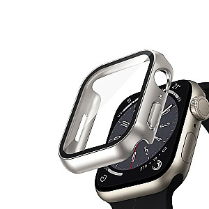 Dėklas hibridiniam Apple Watch 41 mm Starlight su stiklu