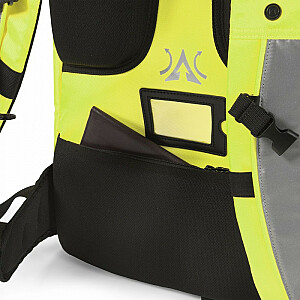 Nešiojamojo kompiuterio kuprinė 17,3 colio HI-VIS 32-38L geltona