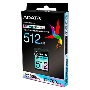 SDXC atminties kortelė 512 GB SD Express 7.0 800/700 MB/s