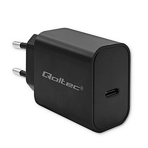 Зарядное устройство Super Quick PD | USB-C | 20 Вт | 5–12 В | 1,67-3А | Черный