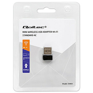 Сверхбыстрый беспроводной мини-USB-адаптер Wi-Fi | стандарт переменного тока | 650 Мбит/с