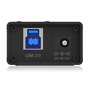 IB-HUB1717 šakotuvas 16+1 prievadas USB koncentratorius, 16x USB + 1x USB įkrovimui, USB 3.2 Gen 1, maitinimo blokas 96 W