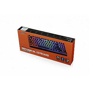 Laidinė mechaninė RGB klaviatūra Volcano Lanparty