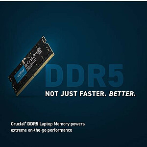 Nešiojamojo kompiuterio atmintis DDR5 SODIMM 64 GB (2*32) / 5600 CL46 (16 Gbit)