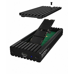 IB-1917M-C32 NVMe USB 3.2 Gen 2x2, 20 Gbps korpusas