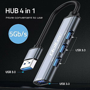 HUB-адаптер USB 3.0 4w1 | 4 порта USB 3.0