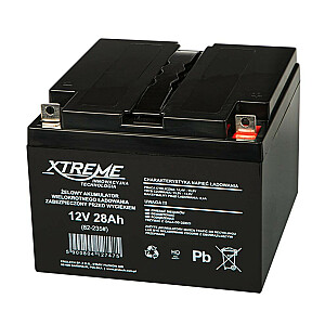 Gelio baterija XTREME 12 V, 28 Ah