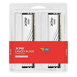 XPG LancerBlade DDR5 6400 atmintis 32 GB (2x16) CL32 balta