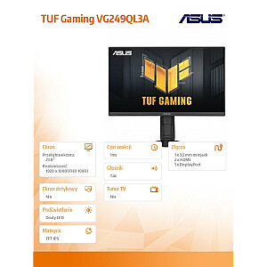Игровой монитор Asus ASUS TUF Gaming VG249QL3A