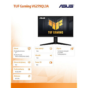 Монитор TUF Gaming VG279QL3A 27 калибра