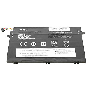 Аккумулятор для Lenovo ThinkPad E480, E580 3600 мАч (40 Втч), 11,1 Вольт