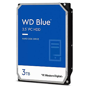 Синий жесткий диск CMR WD30EZAX емкостью 3 ТБ, 3,5 дюйма, 256 МБ, 5400 об/мин