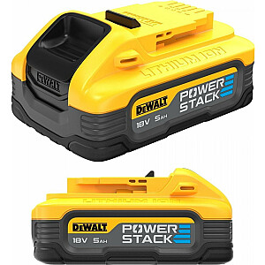 DEWALT 18V 5,0Ah POWERSTACK DCBP518 Akumuliatorius