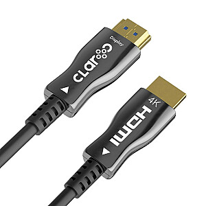 Claroc FEN-HDMI-20-50M optinis HDMI kabelis AOC 2.0, 4K, 50 m