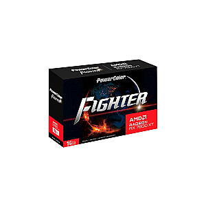 PowerColor RX 7600 XT Fighter 16 GB vaizdo plokštė