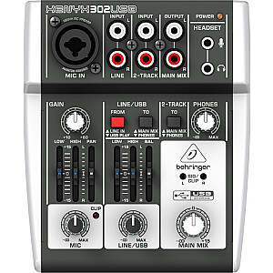 Garso maišytuvas Behringer X302USB 5 kanalai