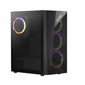 Корпус ADATA XPG LANDER 500 MidiTower Характеристики продукта Прозрачная панель Не входит в комплект ATX MicroATX MiniITX Цвет Черный LANDER5004A-BKCWW