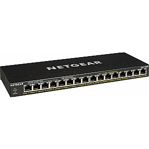 Неуправляемый коммутатор GS316P 16x1Gb PoE