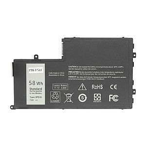 „Dell Inspiron 15“ (5542), 14 (5445) 7600 mAh (58 Wh) akumuliatorius, 7,4–7,6 volto