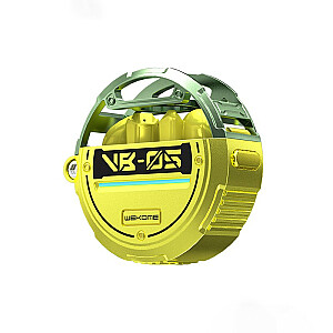 VB05 Vanguard serijos Bluetooth V5.3 TWS belaidės ausinės su įkrovimo dėklu (žalia spalva)