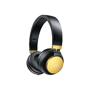 Belaidės „Bluetooth V5.0“ ant ausies įdedamos ausinės, juodos