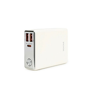 Powerbank 10000 mAh, itin greitas įkrovimas USB-C PD 20W + 2x USB-A QC3.0 22.5W