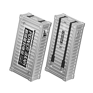 Power Bank 20000 mAh super įkrovimas naudojant įmontuotą USB-C ir Lightning laidą PD 20 W + QC 22,5 W