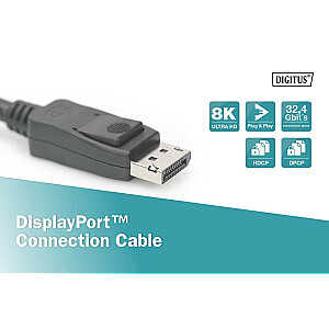 Соединительный кабель DIGITUS DisplayPort, 2 м