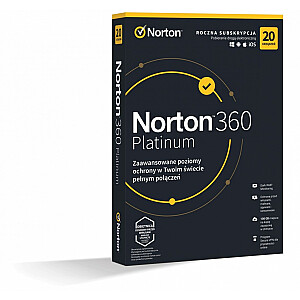 Norton 360 Platinum BOX PL 20 - įrenginys - vienerių metų licencija