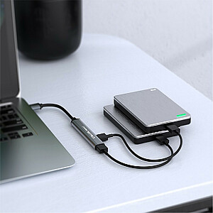 Адаптер-концентратор USB-C 3.1 5w1 | USB-C ПД | USB-C | 2 порта USB 2.0 | USB 3.0