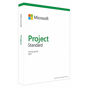 Project Standard 2021 PL 32-bit/x64 Medialess Box 076-05926 Pakeičia dalies numerį: 076-05804
