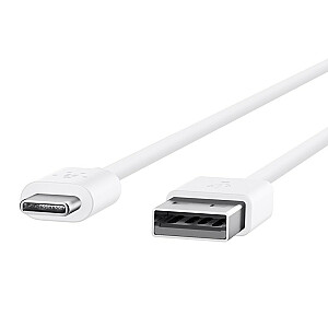 USB-C į USB-A laidas, 2 m, baltas