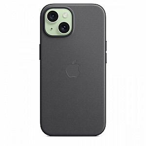 FineWoven dėklas Apple iPhone 15 su MagSafe, juodas