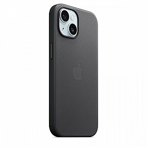 FineWoven dėklas Apple iPhone 15 su MagSafe, juodas