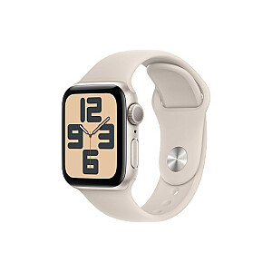 Apple Watch SE GPS 40 mm, aliuminio “Moonlight” | Sportinis diržas Moonglow S/M