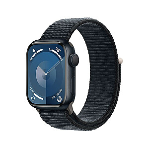 Apple Watch 9 GPS, 45 mm, aliuminis, Šiaurės | Šiaurės sporto grupė