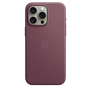 FineWoven dėklas skirtas Apple iPhone 15 Pro Max su MagSafe apsauga Mulberry