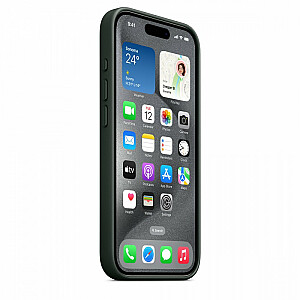 FineWoven dėklas skirtas Apple iPhone 15 Pro su MagSafe Evergreen apsauga
