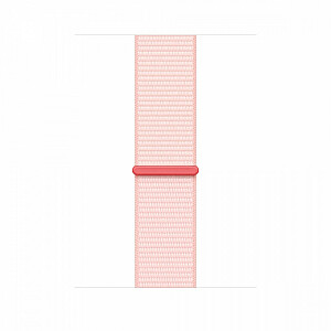 Šviesiai rožinė sportinė juosta 45 mm dėklui.
