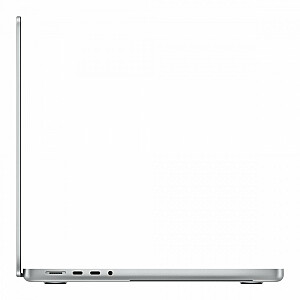 Apple 14 colių MacBook Pro: Apple M3 lustas su 8 branduolių procesoriumi ir 10 branduolių GPU, 1 TB SSD – sidabrinė