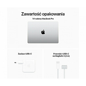 „MacBook Pro 16,2“: M3 Max 14/30, 36 GB, 1 TB – sidabrinė
