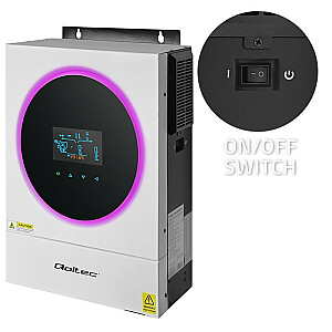 6KVA hibridinis išorinis saulės energijos keitiklis | 6kW | 120A | MPRT | LCD | Wi-Fi | BMS | Sinusas
