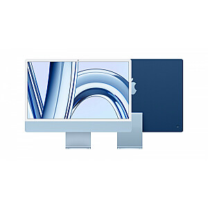 24 colių „iMac“: M3 8/10, 8 GB SSD, 512 GB – mėlyna