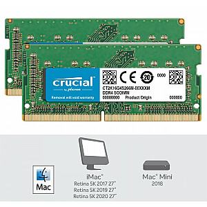 DDR4 SODIMM atmintis, skirta Apple Mac 32GB (2*16GB)/2666 CL19 (8bit)