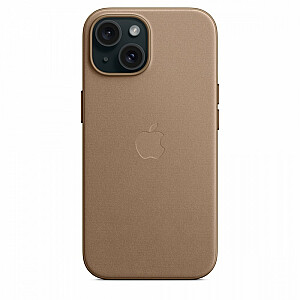 Чехол FineWoven для Apple iPhone 15 темно-серого цвета MagSafe