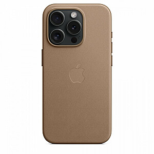FineWoven audinio dėklas su MagSafe, skirtas iPhone 15 Pro – šviesiai smėlio spalvos