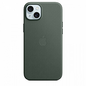 Чехол FineWoven для Apple iPhone 15 Plus с защитой MagSafe Evergreen